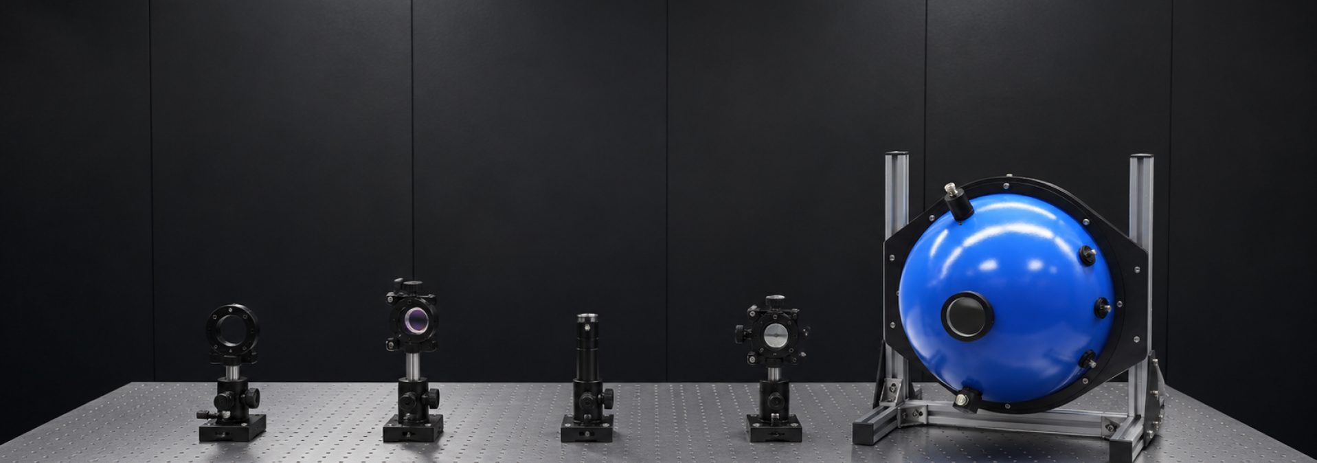Integrating sphere and optical bench instruments for scientific research