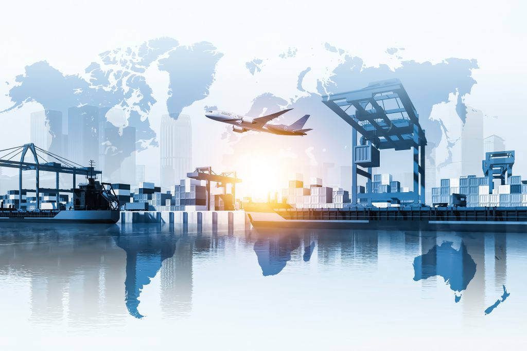 Global logistics and communication network for worldwide customers