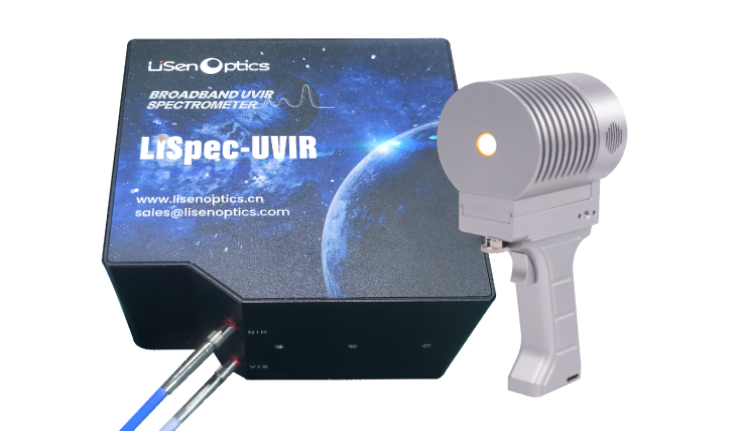 iSpecField-UVIR-1.7 field spectroradiometer with pistol-grip fiber-optic probe
