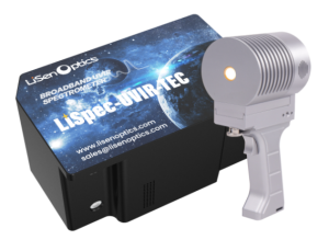 iSpecField-UVIR TEC-cooled field spectroradiometer with pistol-grip fiber-optic probe